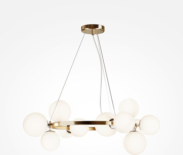 Maytoni modern függeszték dallas matt fehér arany mymod545pl-11bs