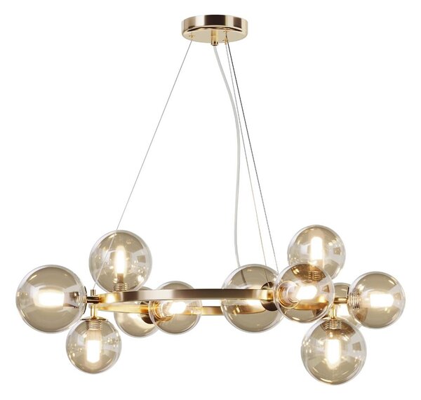 Maytoni modern függeszték dallas borostyán arany mymod545pl-11g