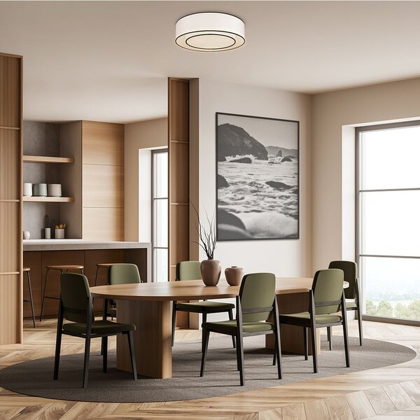 Maytoni modern mennyezeti lámpa bergamo fehér fekete mymod613cl-03w