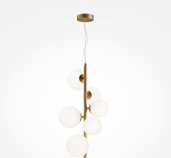 Maytoni modern függeszték dallas matt fehér arany mymod545pl-06bs