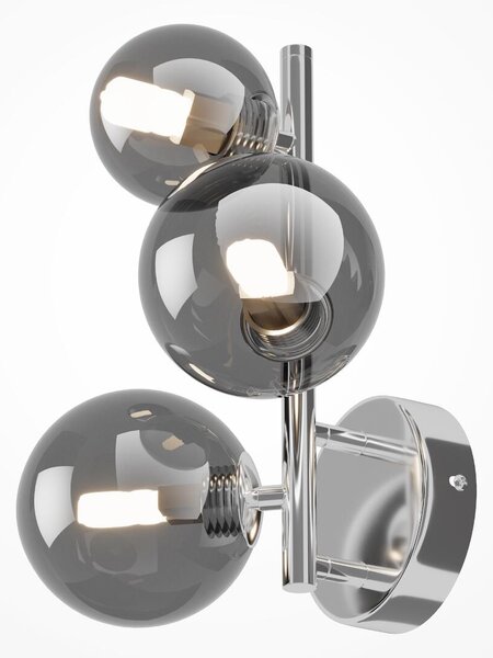 Maytoni modern fali lámpa dallas króm füstös mymod545wl-03ch