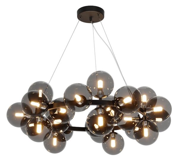 Maytoni modern függeszték dallas fekete füstös mymod545pl-25b