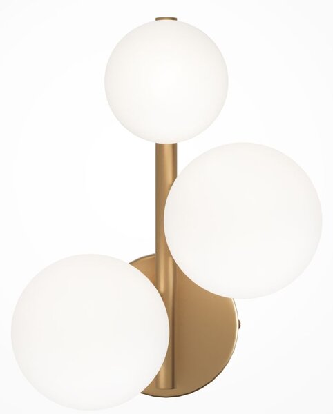Maytoni modern fali lámpa dallas matt fehér arany mymod545wl-03bs