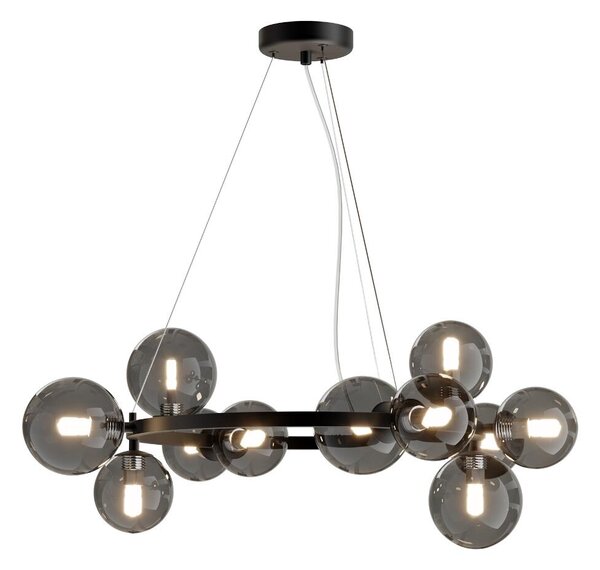 Maytoni modern függeszték dallas fekete füstös mymod545pl-11b