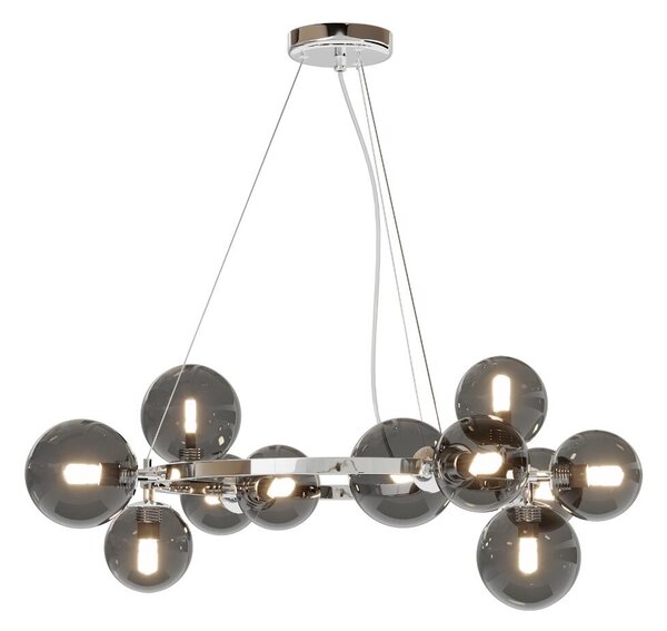 Maytoni modern függeszték dallas króm füstös mymod545pl-11ch