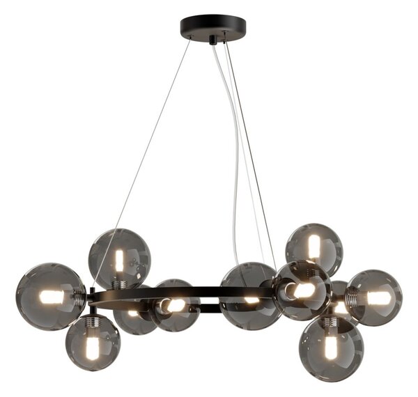 Maytoni modern függeszték dallas fekete füstös mymod545pl-11b