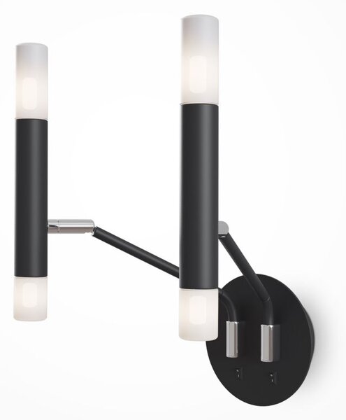 Maytoni modern fali lámpa vigo matt fehér fekete mymod620wl-04b