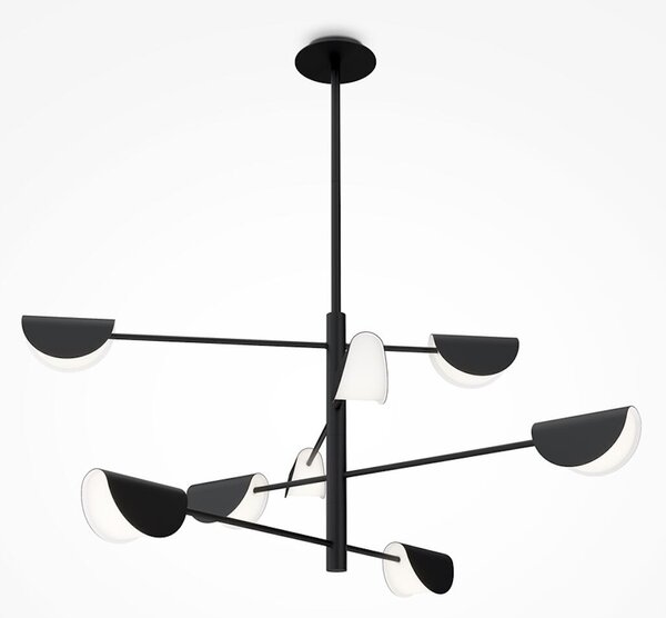 Maytoni modern mennyezeti lámpa mollis fekete mymod126pl-08b