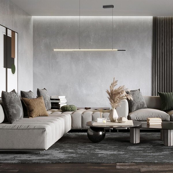 Maytoni modern függeszték halo fekete mymod005pl-l36bk