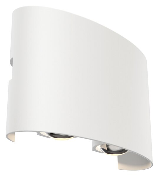 Maytoni modern kültéri fali lámpa strato fehér fekete myo417wl-l4w3k IP54