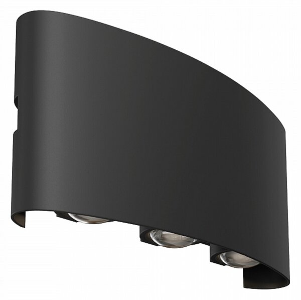 Maytoni modern kültéri fali lámpa strato fehér fekete myo417wl-l6b3k IP54