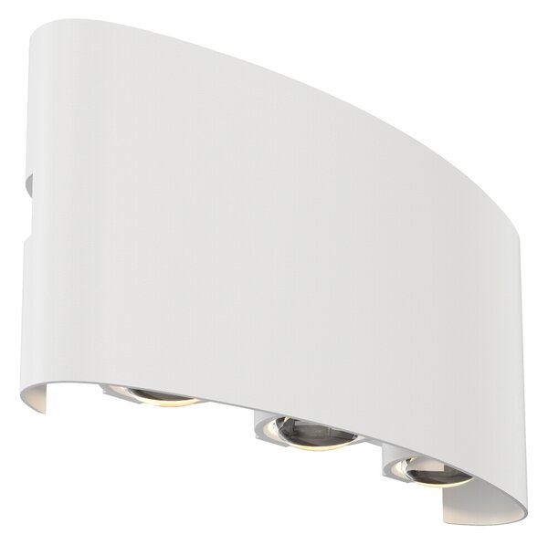Maytoni modern kültéri fali lámpa strato fehér fekete myo417wl-l6w3k IP54