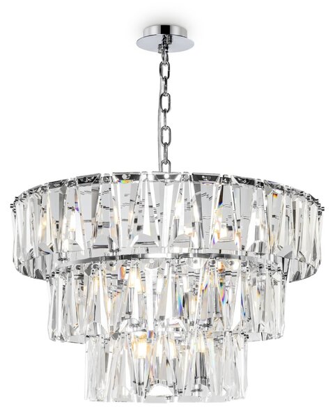 Maytoni glamour kristály függeszték puntes króm mymod043pl-18ch