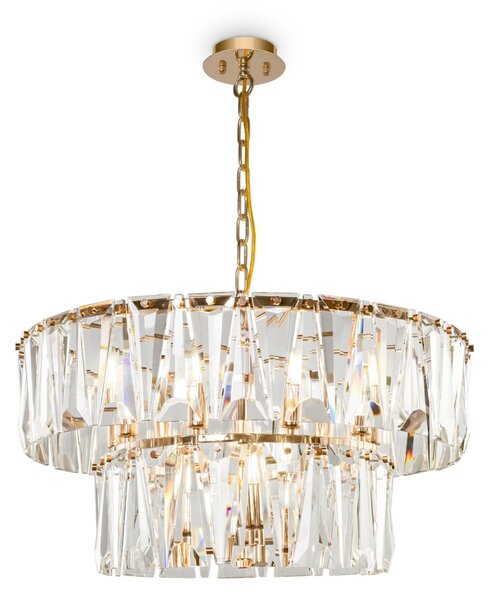 Maytoni glamour kristály függeszték puntes arany mymod043pl-12g