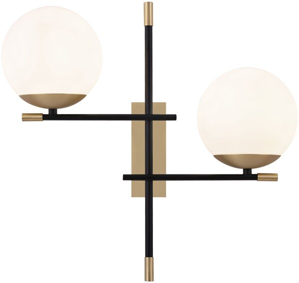 Maytoni modern fali lámpa nostalgia fehér fekete matt arany mymod048wl-02g