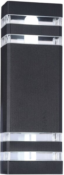 Maytoni modern kültéri fali lámpa unter den linden fekete myo578wl-02b