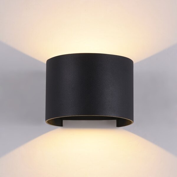 Maytoni modern kültéri fali lámpa fulton fekete myo573wl-l6b IP54