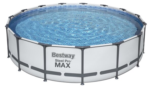 Bestway Steel Pro Max 4,57 x 1,07 m 56488 + Patrongyűjtő szűrő + létra