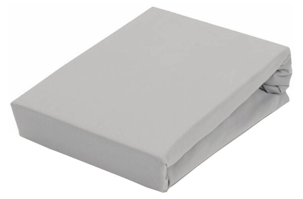 Aga lepedő JERSEY 90x200 cm Lepedő színe: Világosszürke