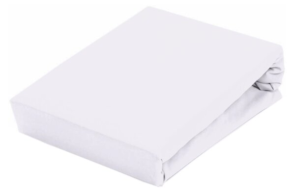 Aga lepedő JERSEY 90x200 cm Lepedő színe: fehér