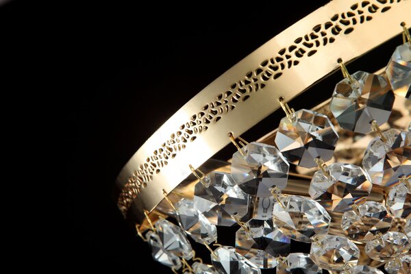 Maytoni glamour klasszikus kristály fali lámpa ottilia arany mydia700-wl-02-g