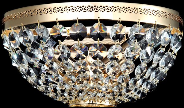 Maytoni glamour klasszikus kristály fali lámpa ottilia arany mydia700-wl-02-g
