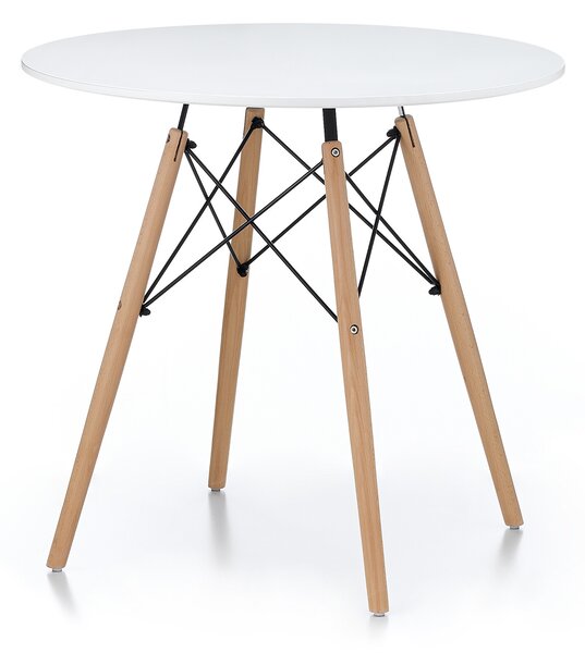Aga étkezőasztal 80 cm Fehér