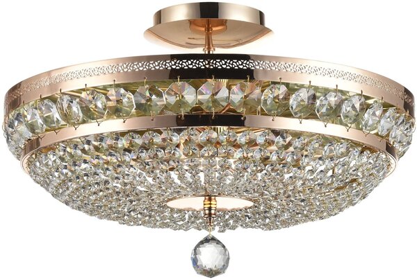 Maytoni glamour klasszikus kristály mennyezeti lámpa ottilia arany mydia700-cl-06-g