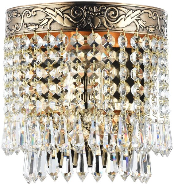 Maytoni glamour klasszikus kristály fali lámpa palace antik arany mydia890-wl-01-g