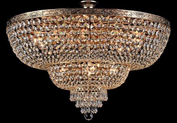 Maytoni glamour klasszikus kristály mennyezeti lámpa palace antik arany mydia891-cl-14-g