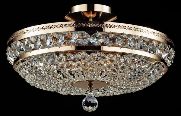 Maytoni glamour klasszikus kristály mennyezeti lámpa ottilia arany mydia700-cl-06-g