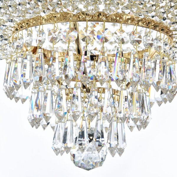 Maytoni glamour klasszikus kristály mennyezeti lámpa palace antik arany mydia890-cl-06-g