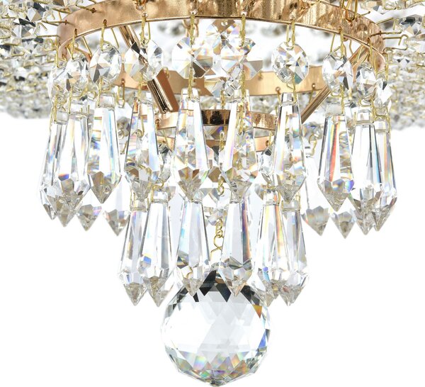 Maytoni glamour klasszikus kristály mennyezeti lámpa palace antik arany mydia890-cl-05-g