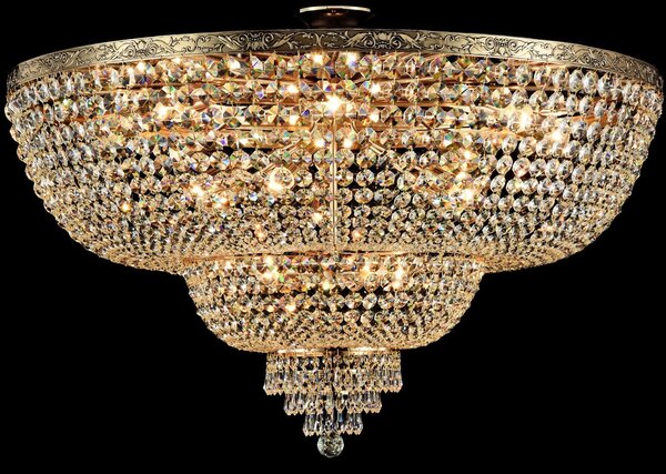 Maytoni glamour klasszikus kristály mennyezeti lámpa palace antik arany mydia890-cl-18-g