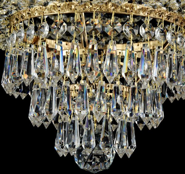 Maytoni glamour klasszikus kristály mennyezeti lámpa palace antik arany mydia890-cl-06-g