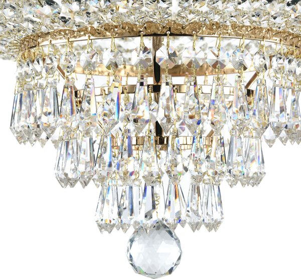 Maytoni glamour klasszikus kristály mennyezeti lámpa palace antik arany mydia890-cl-18-g