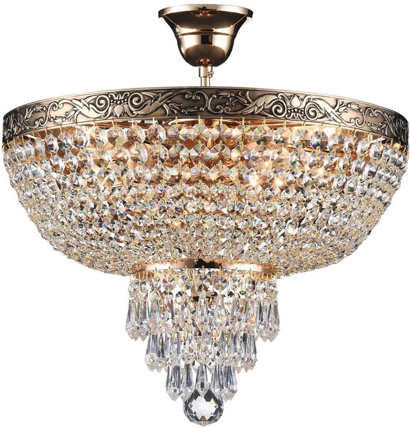 Maytoni glamour klasszikus kristály mennyezeti lámpa palace antik arany mydia890-cl-05-g