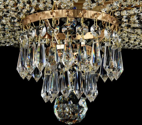 Maytoni glamour klasszikus kristály mennyezeti lámpa palace antik arany mydia890-cl-05-g