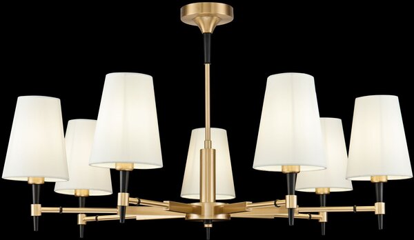 Maytoni klasszikus csillár zaragoza fehér sárgaréz myh001cl-07bs