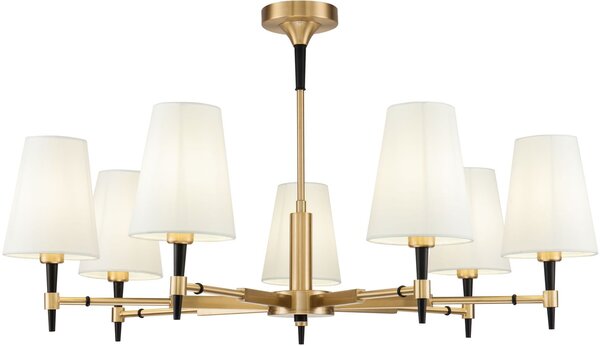 Maytoni klasszikus csillár zaragoza fehér sárgaréz myh001cl-07bs
