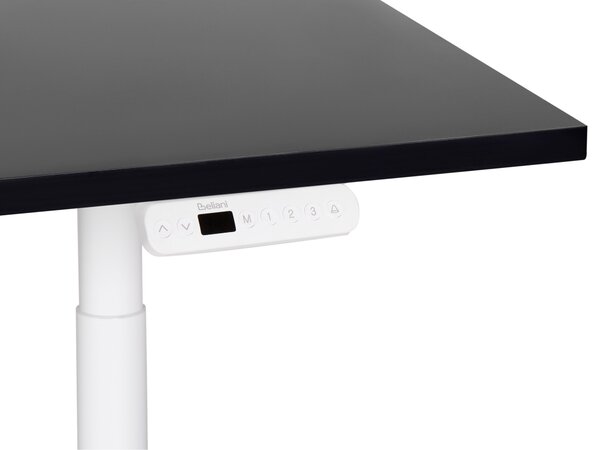 Elektromosan állítható asztal DESTINAS Fekete/fehér 160 cm 72 cm