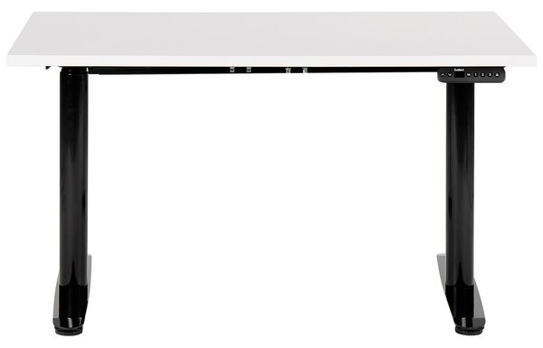 Elektromosan állítható asztal DESTINAS Fehér/fekete 120 cm 72 cm