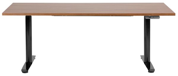 Elektromosan állítható asztal DESTINAS Barna/fekete 180 cm 80 cm