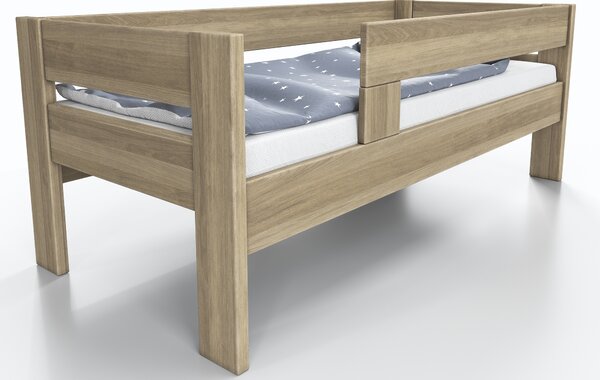 Ela tölgy ágy két oldalfával