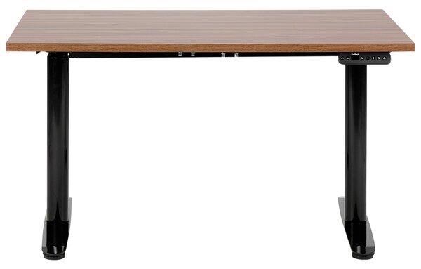 Elektromosan állítható asztal DESTINAS Barna/fekete 120 cm 72 cm