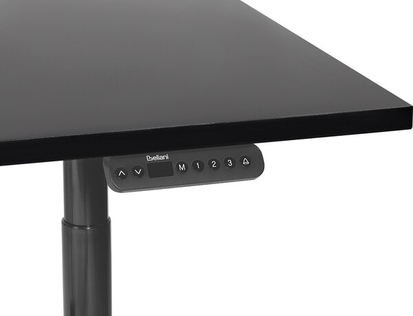Elektromosan állítható asztal DESTINAS Fekete 120 cm 72 cm