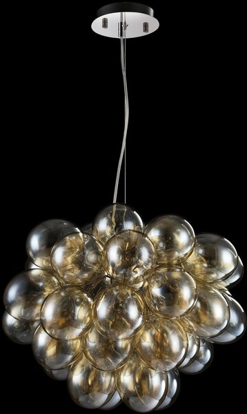 Maytoni modern függeszték balbo borostyán nikkel mymod112-08-g