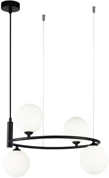 Maytoni modern függeszték ring fehér fekete mymod013pl-04b