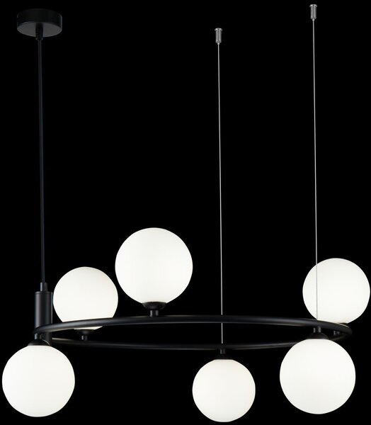 Maytoni modern függeszték ring fehér fekete mymod013pl-06b