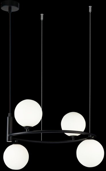 Maytoni modern függeszték ring fehér fekete mymod013pl-04b